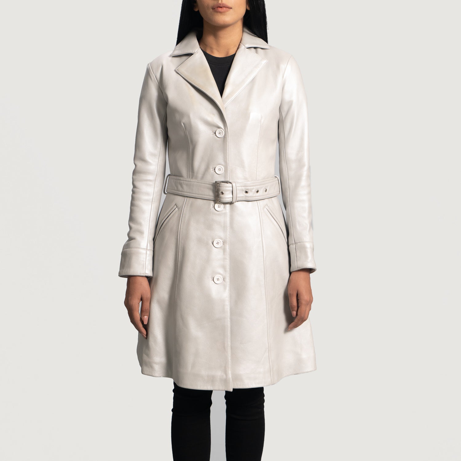 Women s Long Leather Coats Buy Long Leather Coats For Women in Netherlands. The Jacket Maker